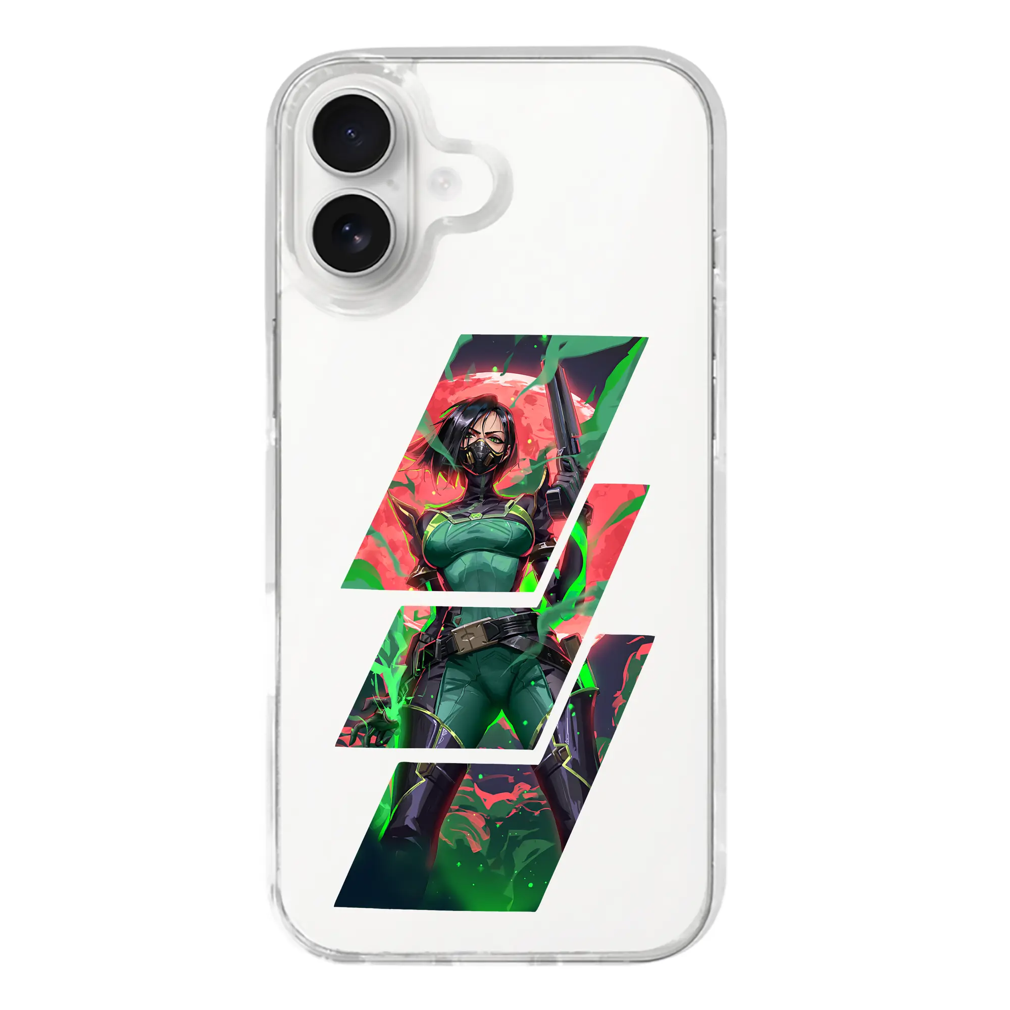 VALORANT グッズ,ヴァイパー - iPhone 17シリーズ 透明スマホケース – 薄型・耐衝撃・精密フィット保護カバー